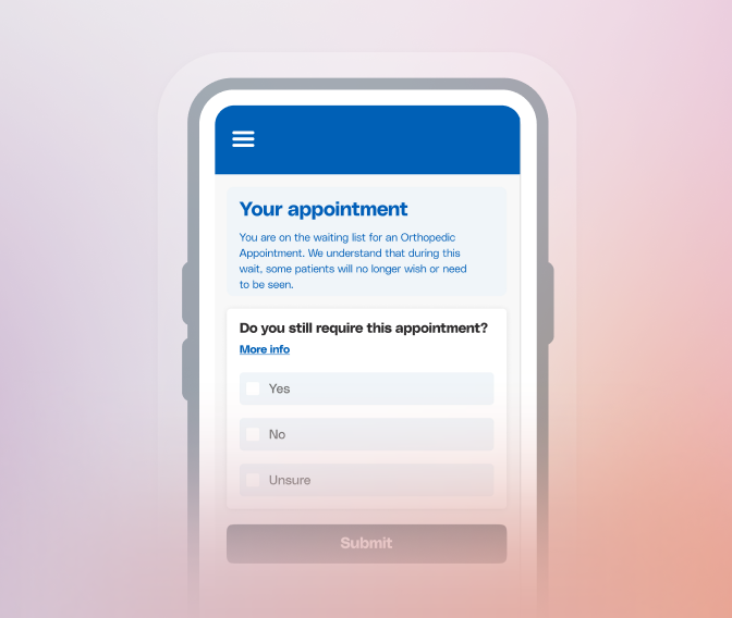 Patient asked whether they still need their appointment