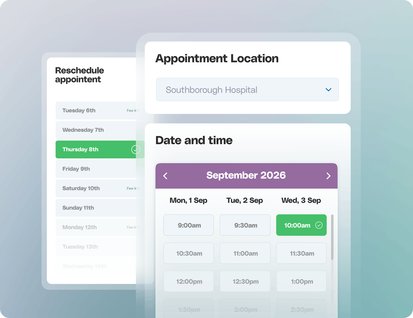Image - Patient-led rebooking in seconds