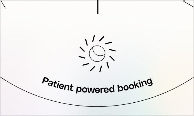 patient powered booking