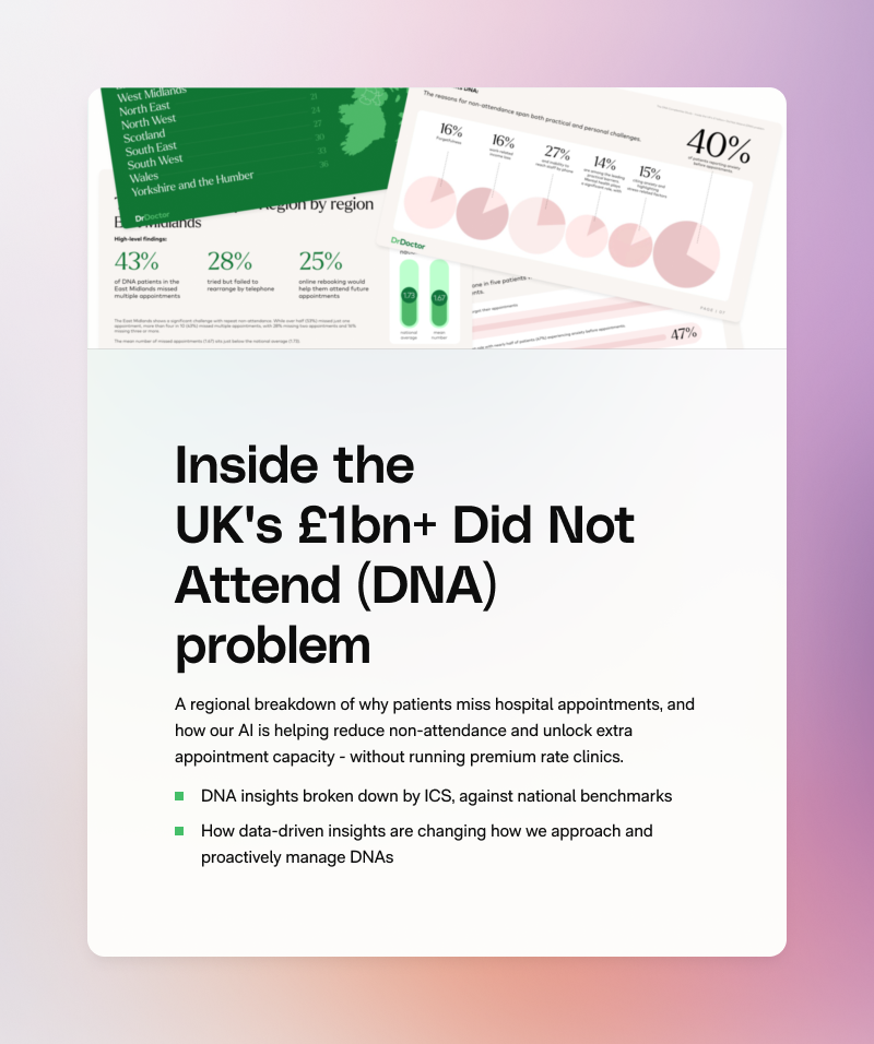 Inside the UK's £1bn+ Did Not Attend (DNA) problem