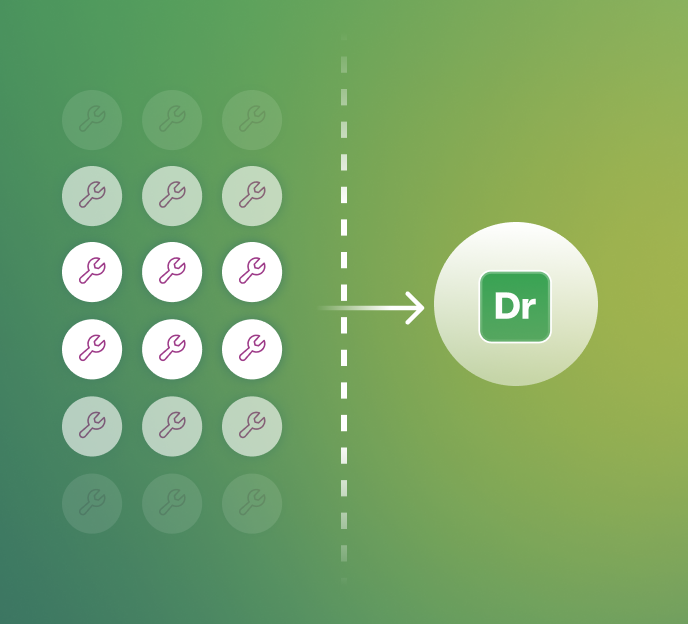 Image - Consolidate tools. Maximise value