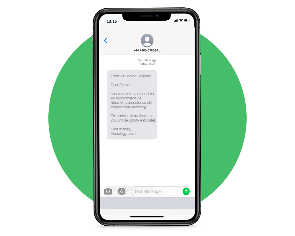 TEXT MESSAGE FOR WEBPAGE